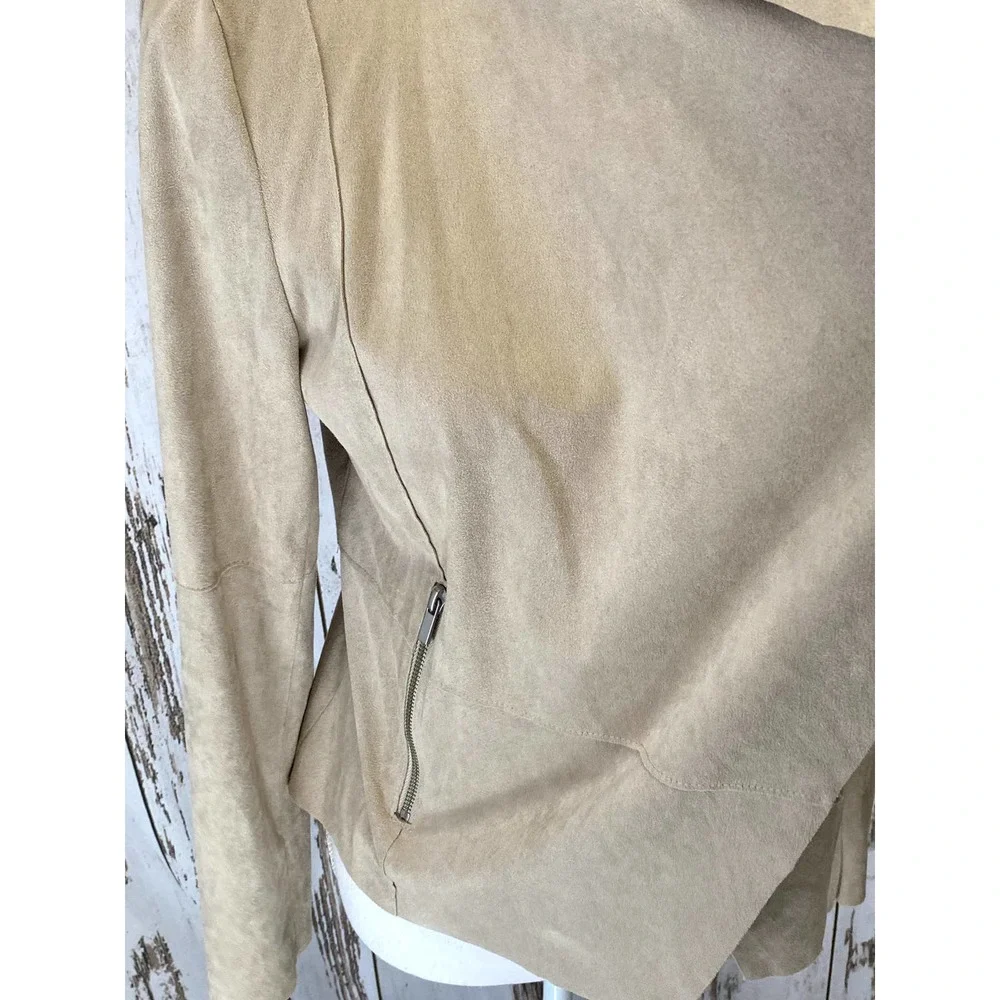 Nordstrom Bagatelle Tan Suede-Like Feel Jacket - Picture 5 of 6
